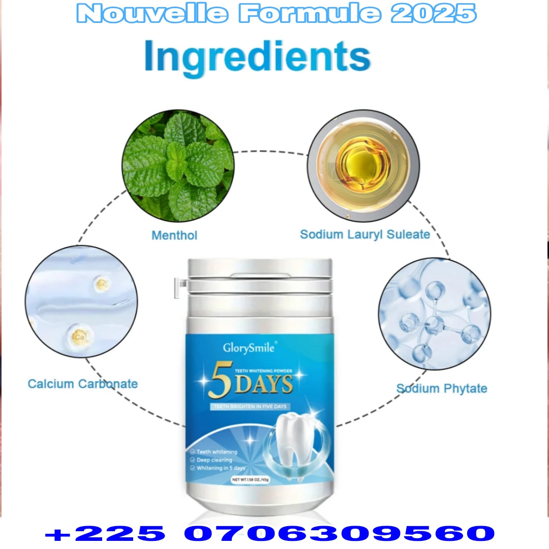 POUDRE DENTIFRICE SOURIR AUX DENTS BLANCHES #2