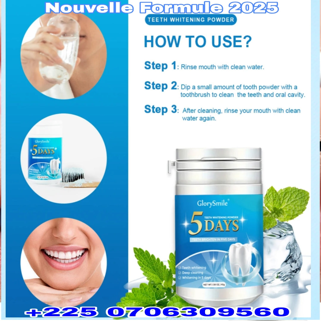 POUDRE DENTIFRICE SOURIR AUX DENTS BLANCHES #2