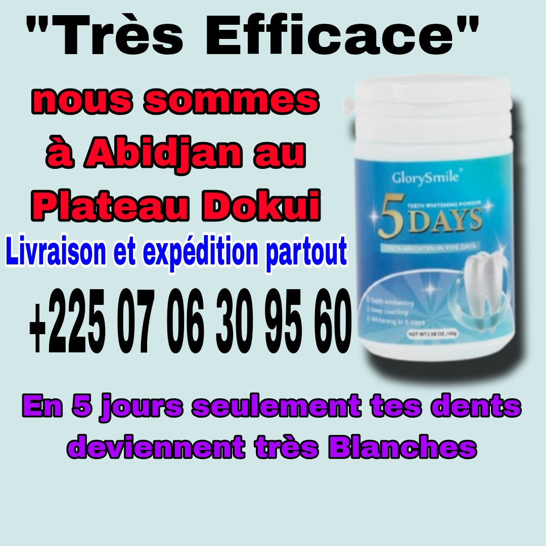 POUDRE DENTIFRICE SOURIR AUX DENTS BLANCHES #2